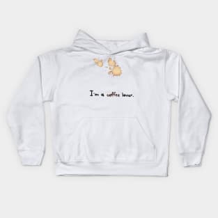 Coffee Stains Kids Hoodie